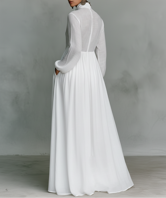 Alexia - Vestido largo minimalista