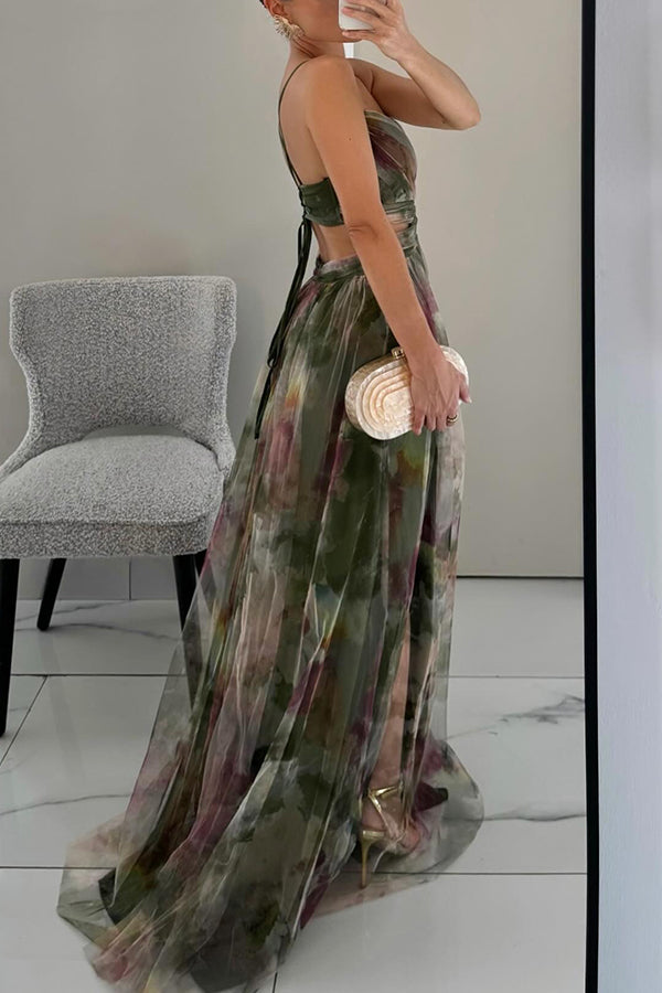 Clara - Vestido largo de gasa