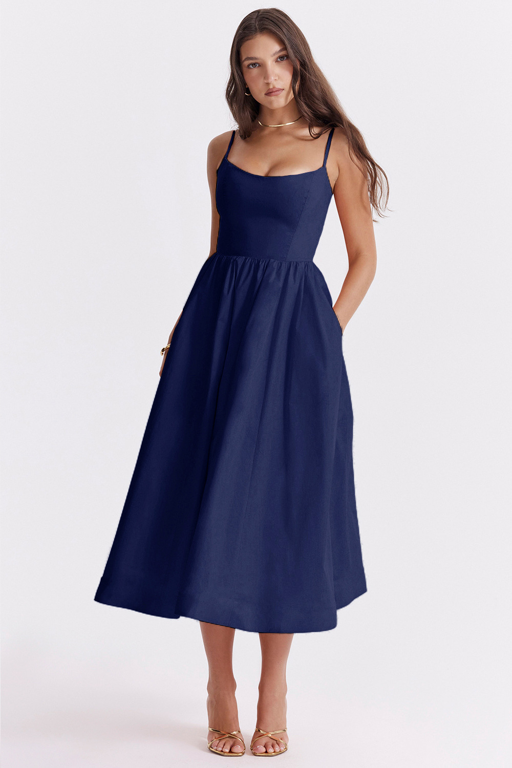 Estela - Elegante vestido midi