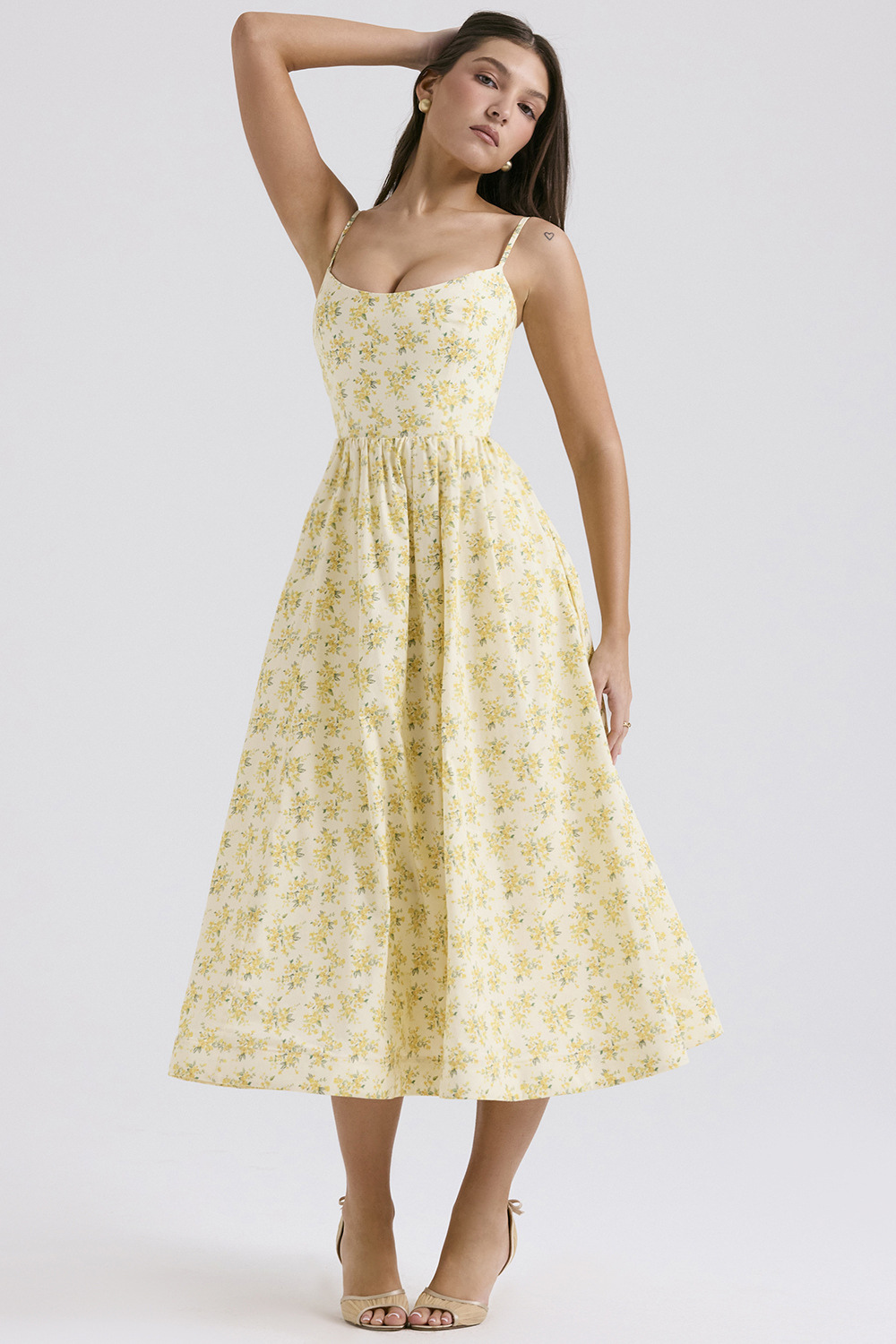 Estela - Elegante vestido midi
