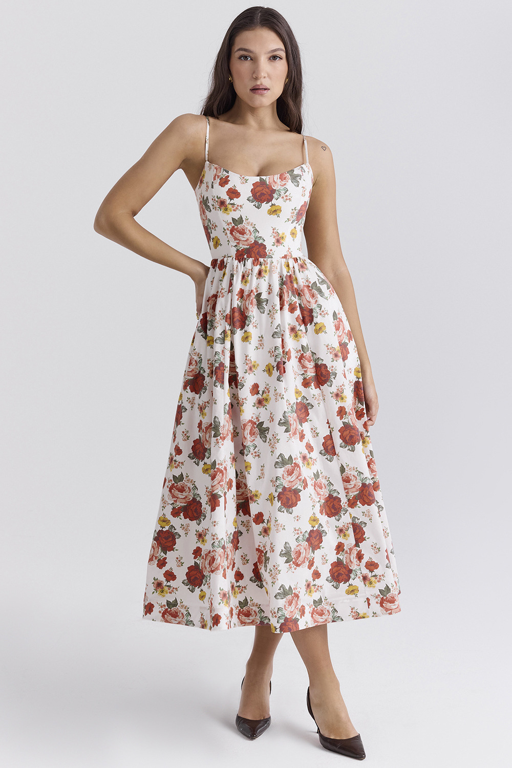 Estela - Elegante vestido midi