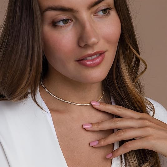 Collar de tenis | Dorado