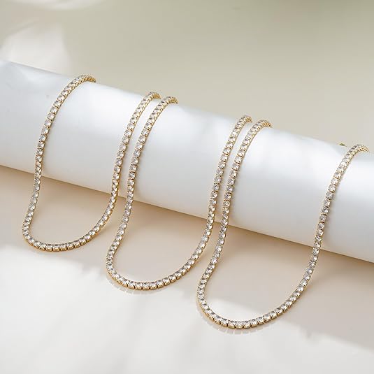 Collar de tenis | Dorado