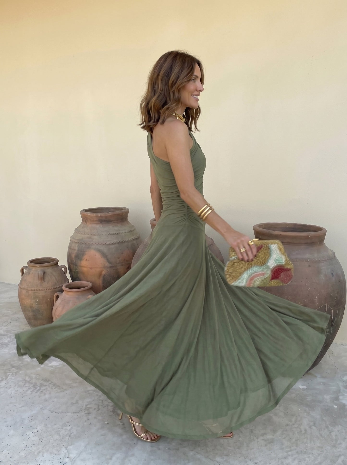 Vestido Largo Toledo Verde