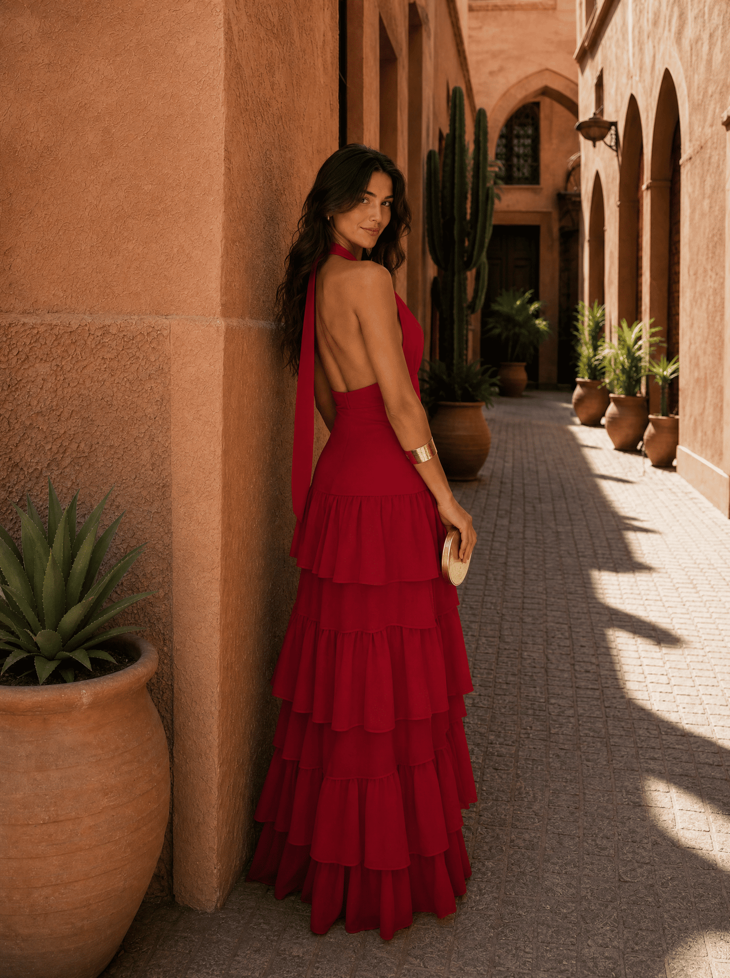 Vestido Manila en rojo