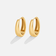 Pendientes de aro en oro
