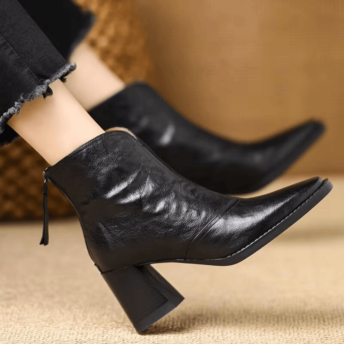 Luna | Botas de Lujo con Tacón Medio